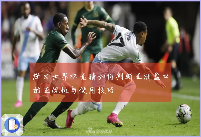 烽火世界杯竞猜如何判断亚洲盘口的正规性与使用技巧