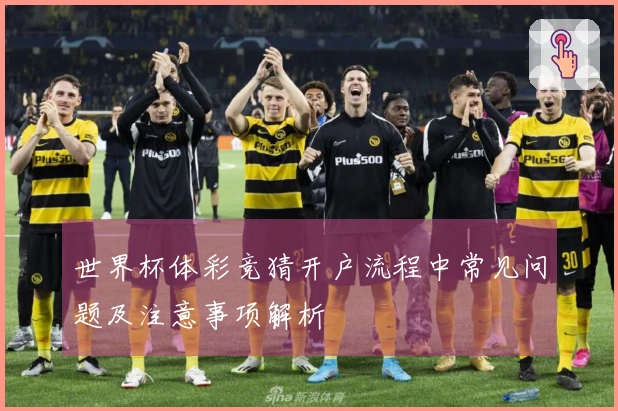世界杯体彩竞猜开户流程中常见问题及注意事项解析