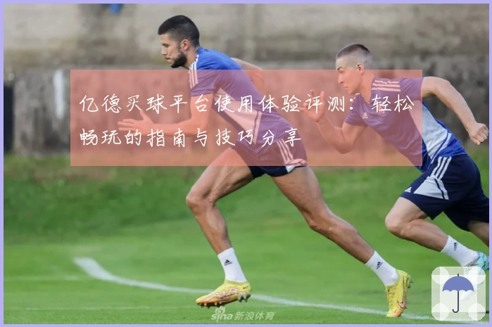 亿德买球平台使用体验评测：轻松畅玩的指南与技巧分享
