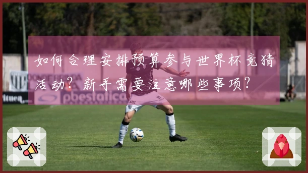 如何合理安排预算参与世界杯竞猜活动？新手需要注意哪些事项？